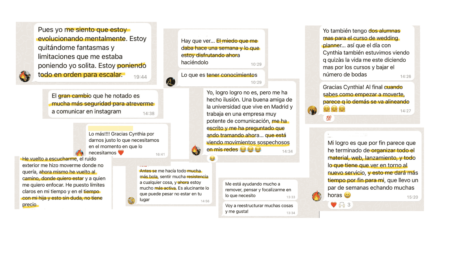 Testimonios