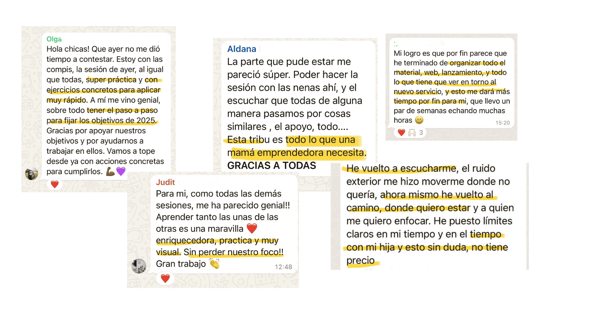 Testimonios