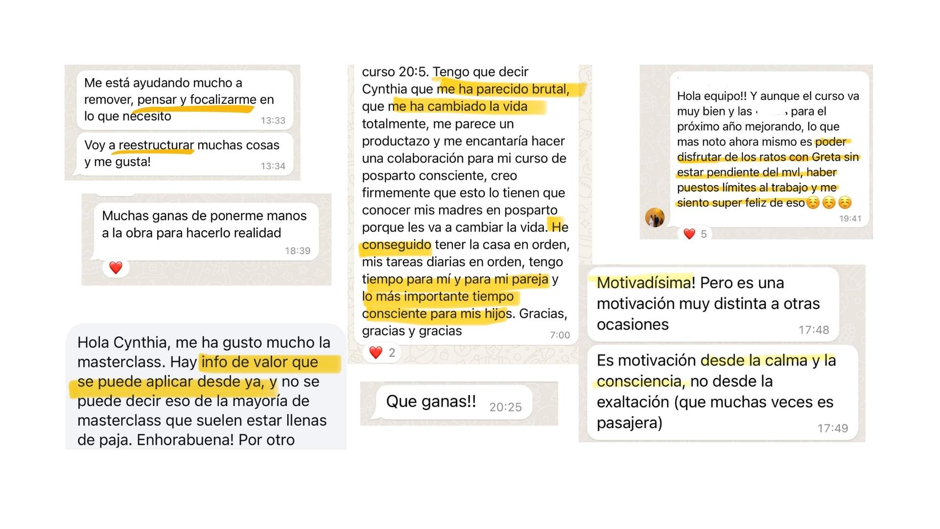 testimonios